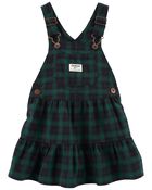 Toddler Plaid Jumper Dress, image 1 of 4 slides