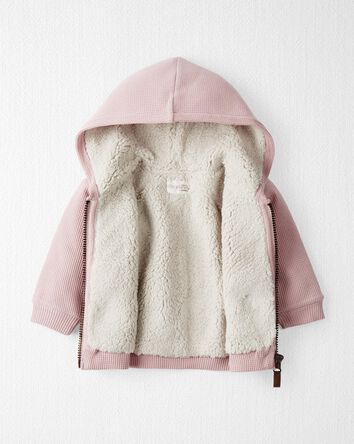 Baby 
Sherpa Lined Jacket Made with Organic Cotton
, 