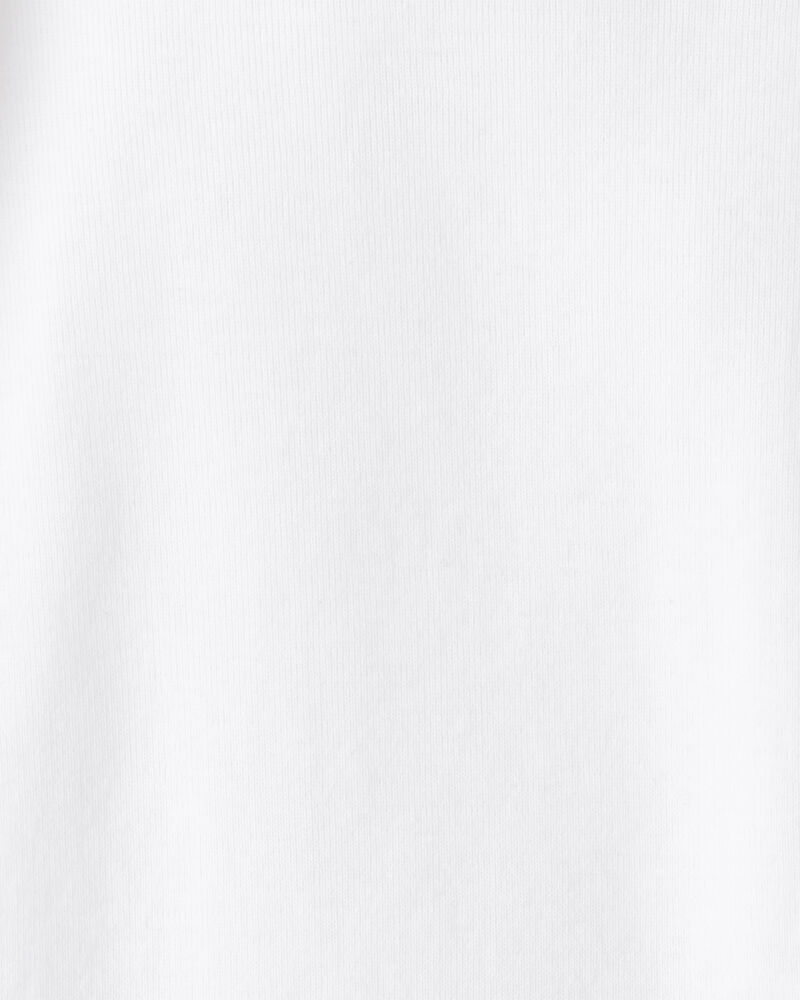 Baby 4-Pack Long-Sleeve Bodysuits - White, image 2 of 6 slides