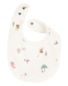 Baby 3-Pack Floral Bibs - Pink/Ivory, image 2 of 4 slides