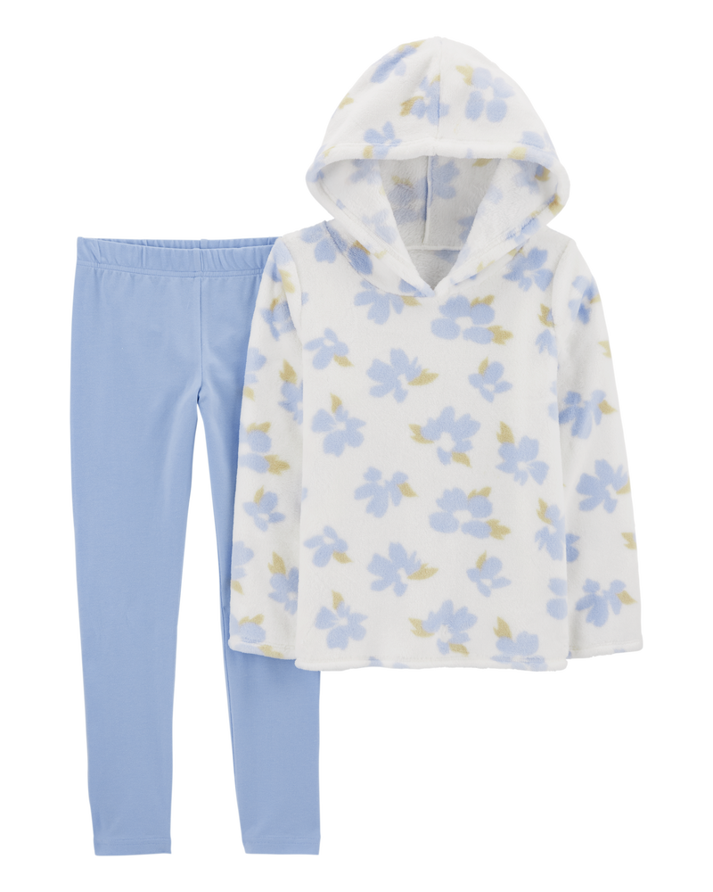 Kid 2-Piece Fuzzy Pullover & Legging Set, image 1 of 3 slides