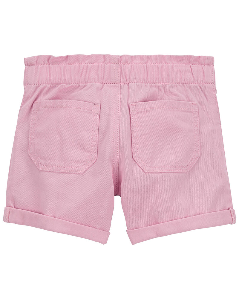 Toddler PaperBag Twill Shorts, image 2 of 3 slides