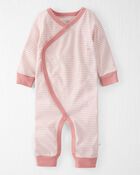 Baby Organic Cotton Wrap Sleep & Play Pajamas, image 1 of 4 slides