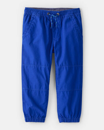 Toddler Boy Lined Joggers - Blue, 