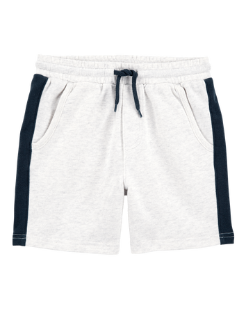 Kid Pull-On French Terry Shorts - Grey, 