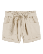 Kid Pretty Utility Short - Khaki, image 1 of 5 slides