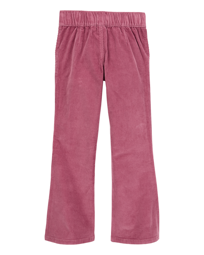 Kid Flared-Leg Corduroy Pants - Pink, image 2 of 4 slides