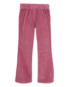 Kid Flared-Leg Corduroy Pants - Pink, image 2 of 4 slides