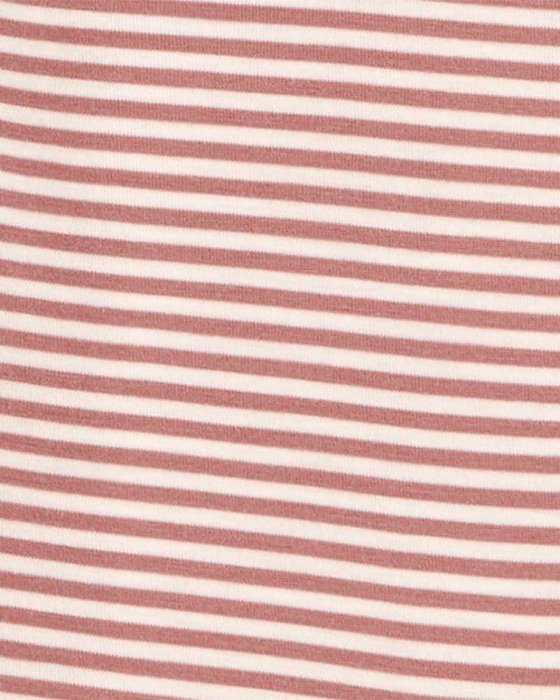 Baby Striped 1-Piece PurelySoft Footie Pajamas, image 3 of 5 slides