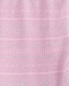 Kid Striped Cozy Fleece Leggings, image 4 of 5 slides