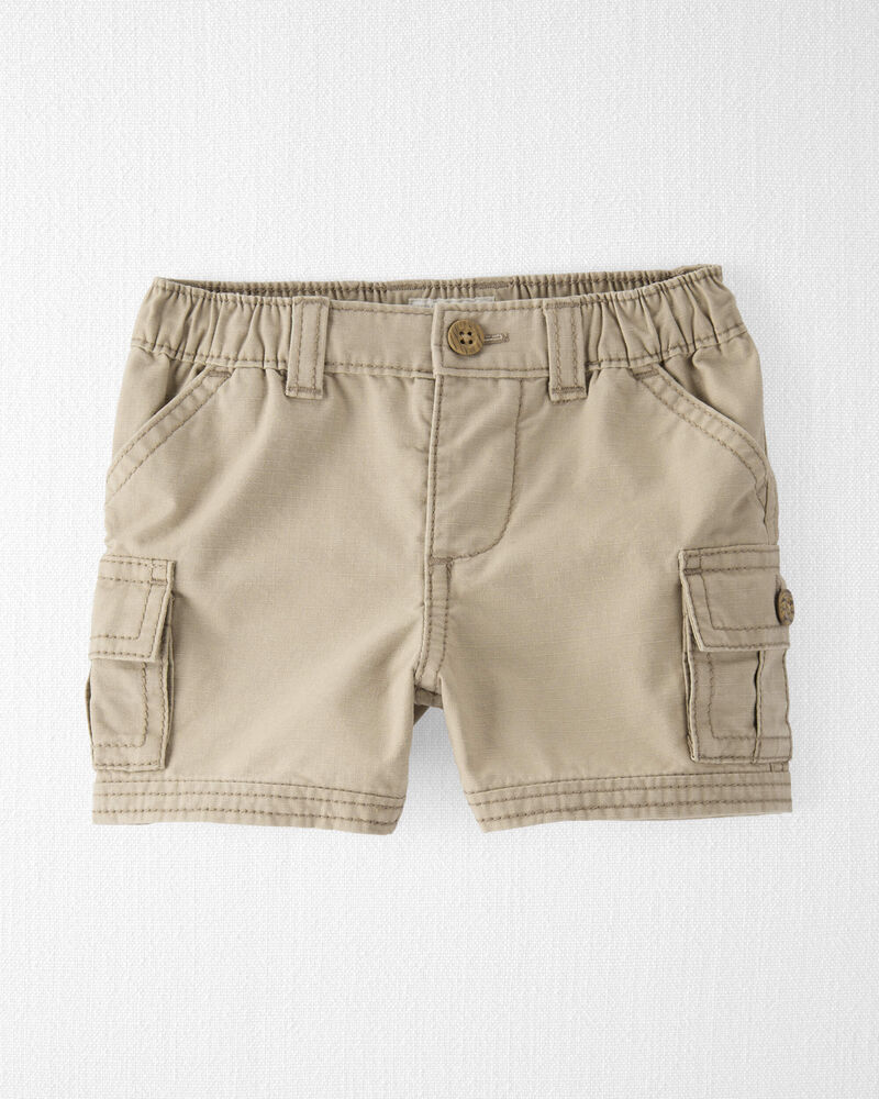 Baby Organic Cotton Cargo Shorts, image 1 of 4 slides