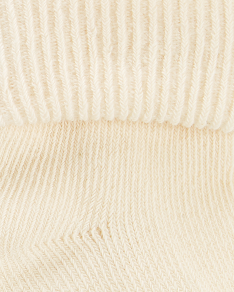 Baby 3-Pack Ribbed Booties, image 2 of 4 slides