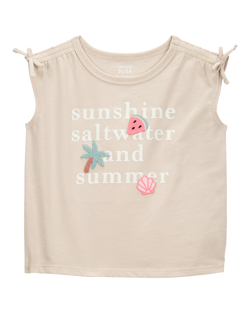Baby Sunshine, Saltwater and Summer Graphic Tee, image 1 of 4 slides