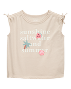 Baby Sunshine, Saltwater and Summer Graphic Tee, image 1 of 4 slides