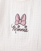 Toddler 2-Piece Minnie Mouse Flutter-Sleeve Gauze Top & Short Set - Cream, image 2 of 3 slides