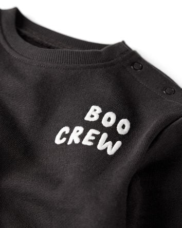 Baby Organic Cotton Boo Crew Bubble, 