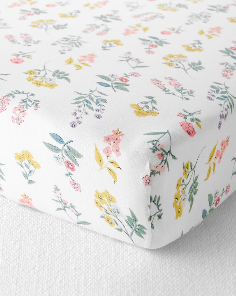 Baby Organic Cotton Standard Crib Sheet, image 1 of 4 slides