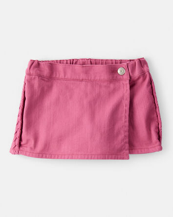 Baby Girl 100% Cotton Skort - Pink, 