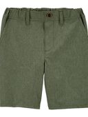 Olive - Kid Lightweight Shorts in Quick Dry Active Poplin


