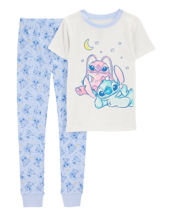 Kid Disney© Lilo & Stitch Snug Fit Cotton 2-Piece Pajamas, 