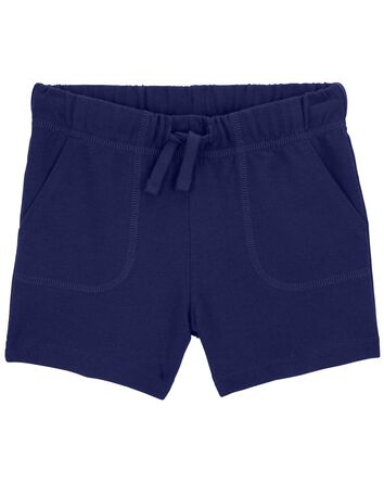 Toddler Pull-On Cotton Shorts, 
