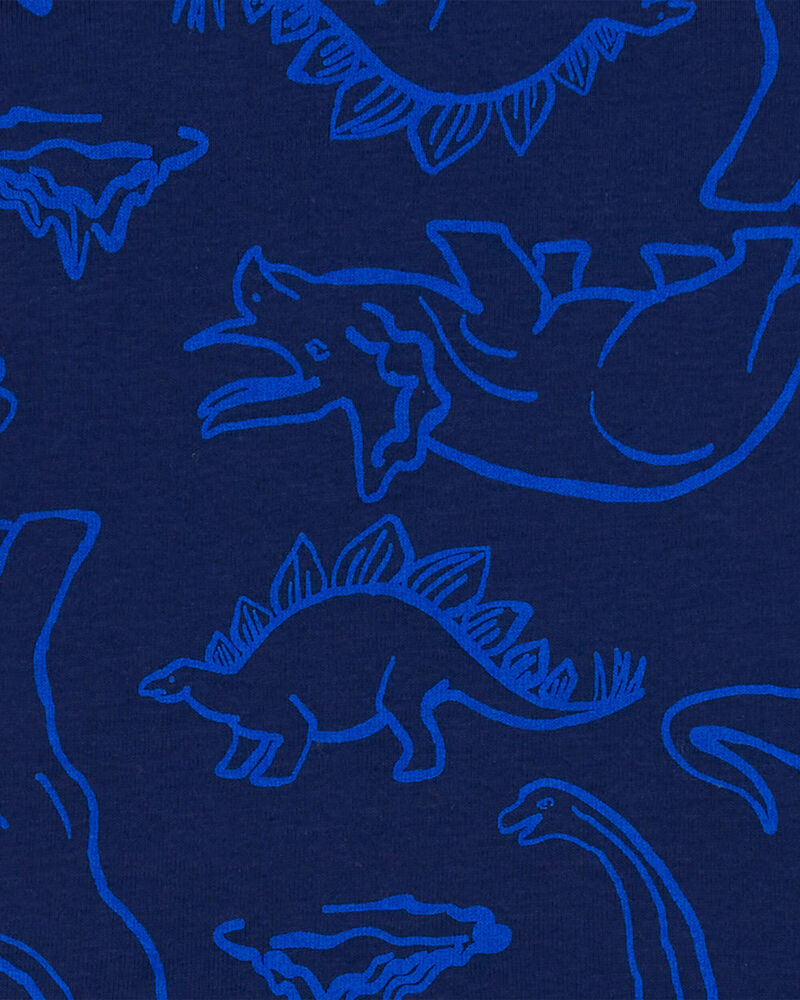 Baby 4-Piece Dinosaur Cotton Blend Pajamas, image 2 of 4 slides