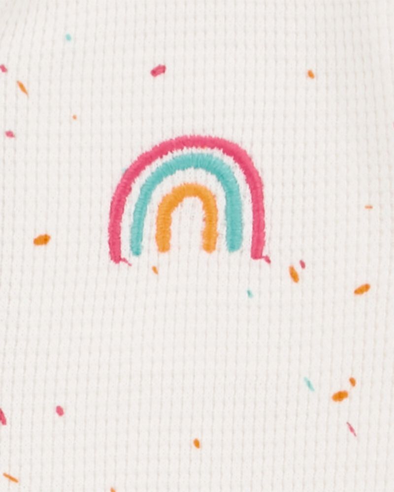 Baby Rainbow Snap-Up Footie Sleep & Play Pajamas, image 2 of 3 slides
