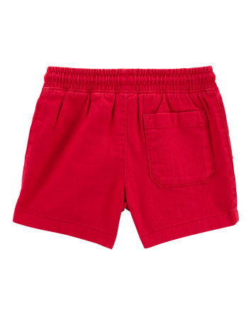 Toddler Pull-On Cotton Shorts, 