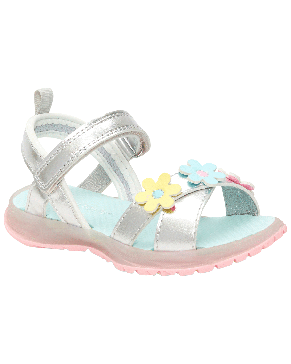 Multi Toddler Floral Light-Up Sandals | carters.com