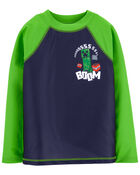 Kid Minecraft TM Rashguard, image 1 of 2 slides