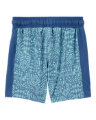 Kid 2-Piece Active Muscle Tank & Shorts Set - Blue, image 5 of 7 slides