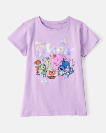 Kid InsideOut Short-Sleeve Graphic Tee - Purple, 