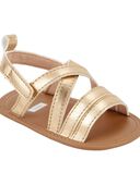 Gold - Baby Strappy Sandal Baby Shoes