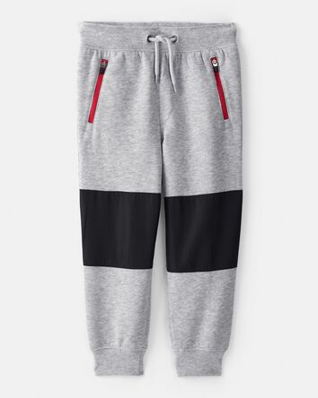 Toddler Boy Fleece Joggers - Grey, 