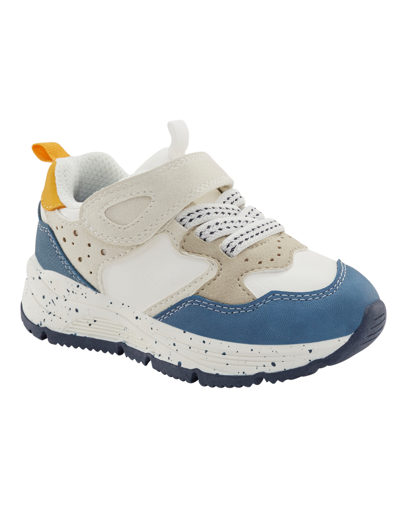 Toddler Casual Sneakers - Blue/White, image 1 of 7 slides
