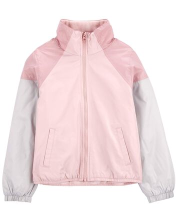 Kid Fleece Lined Colorblock Jacket, 