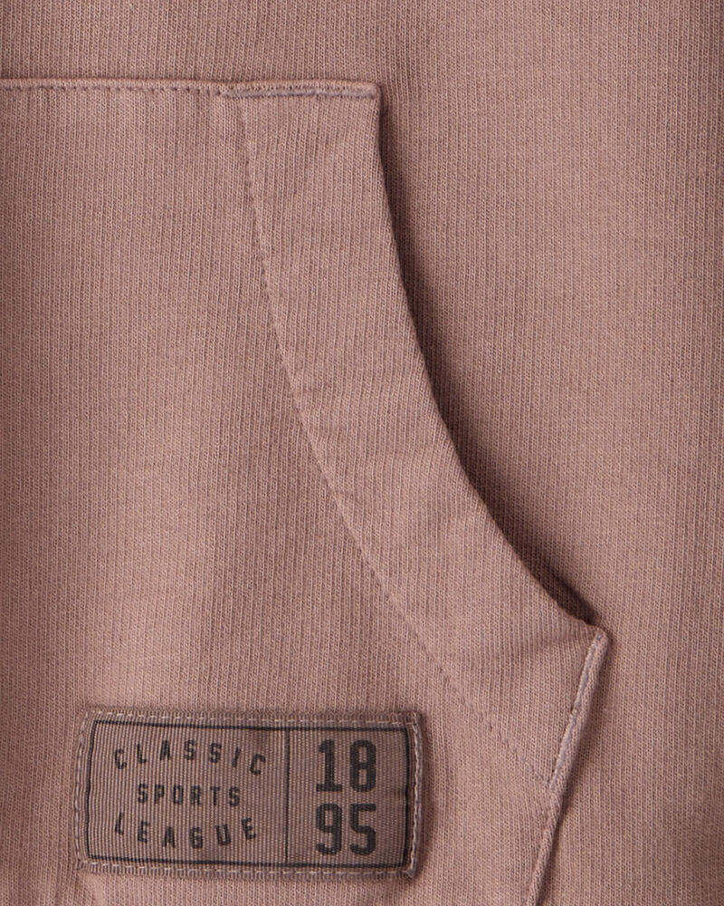 Boys French Terry Hoodie - Brown, image 3 of 4 slides
