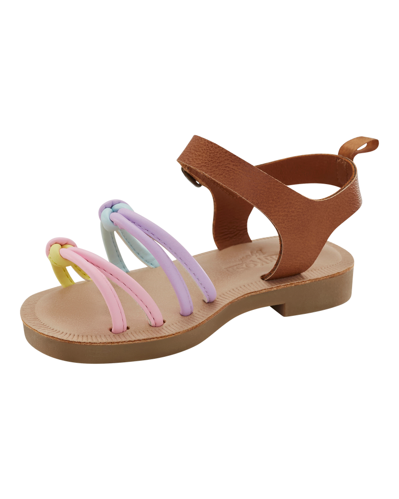 Toddler Strappy Pastel Sandals, image 7 of 7 slides