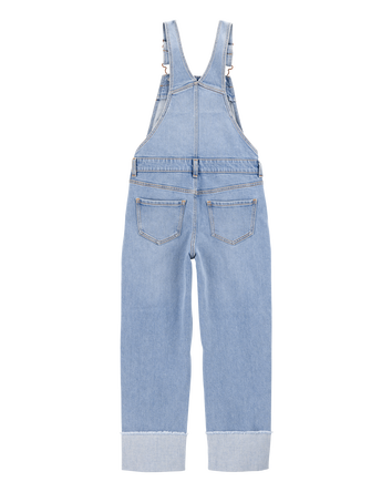 Kid Stretch Denim Overalls - Taz Wash, 