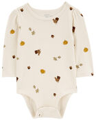 Baby 3-Piece Fall Turkey Bodysuit & Jumper Set, image 3 of 5 slides