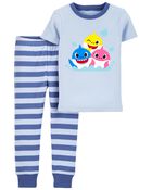 Toddler Pinkfong Baby Shark Snug Fit Cotton Pajamas, image 1 of 2 slides