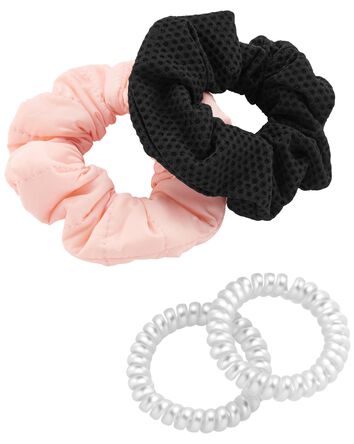 Toddler 4-Pack Active Scrunchies, 
