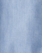 Toddler Organic Cotton Chambray Button-Front Shirt, image 3 of 4 slides
