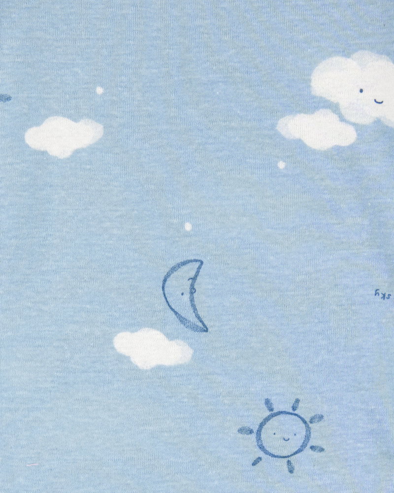 Baby Boy 5-Pack Kangaroo Cloud Short-Sleeve Bodysuits, image 5 of 8 slides