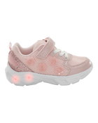 Toddler Glitter Light Up Sneakers - Pink, image 2 of 8 slides