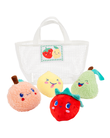Baby Farmer's Market Fruit Plush Activity Set, 