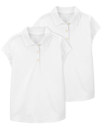 Kid 2-Pack Uniform Polos in Active Mesh
, 