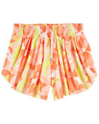 Kid Floral Pull-On Flip Shorts, image 1 of 3 slides