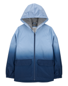 Dip Dye Rain Jacket - Blue, image 1 of 3 slides
