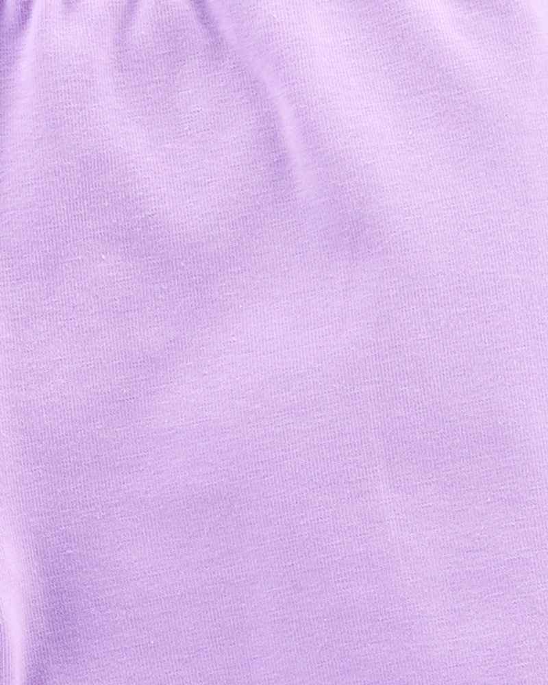 Baby Girl 2-Pack Tumbling Shorts - Mint/Purple, image 2 of 4 slides